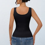 Seamless Women Shapewear Tank Top,U‑Back Design Tummy Control Body Shaper Slimming Camisole For Everyday Comfort