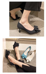 2026 New Thin Heels Pumps Women Blue Elegant Slip-On Party Shoes Woman Summer Pointed Toe Solid Color High Heels Shoes