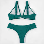 ZTVitality Solid Knotted Sexy Women Swimsuit 2025 New Arrival Bikini Push Up Padded Bra Beach Swimwear Female Brazilian Biquini