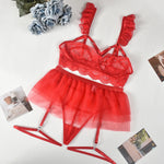 Women Sexy Mesh Transparent Bra Brief Suits Fashion Erotic Intimate Lingerie Bodycon Push Up Underwire Underwear Sets
