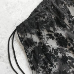 Sexy Black Lace Long Pants 3 Piece Bikini Set Women Push Up Bra Bandage Triangle Swimsuit Beach Bathing Suit Holiday Swimwear