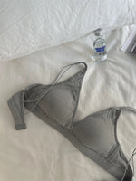 MOYISU French Triangle Cup Micro Push-up|Large & Small Breast|Sexy Nude Lightweight Skin Bra Cover Summer Comfort Fit