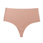 1Pc Women G-string Panties Seamless Thongs Female High Waist Underpants Summer Soft Panties Sexy Lingerie Comfy Thin Underwear