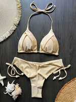 2026 Sexy Folds Bikini Set Solid Micro Bikinis Women Swimsuit Female Triangle Swimwear Beach Wear Bathing Suit