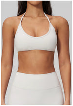 Breathable Bra Gym Top Women Bras High Support Thin Strap Halter Sports Bras Push-up Workout Underwear Shockproof Yoga Tank Tops