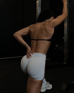 Strappy Sports Bra Seamless Women Clothes Halter Padded Yoga Bra Backless Gym Top Bras Fitness Scrunch Workout Yoga Tank Tops