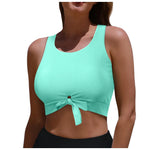 Women's Swimsuit Sexy Bikini Solid Leopard Print Padded Bra Tops Swimwear Bathing Swimming Crop Top Female Summer Beachwear