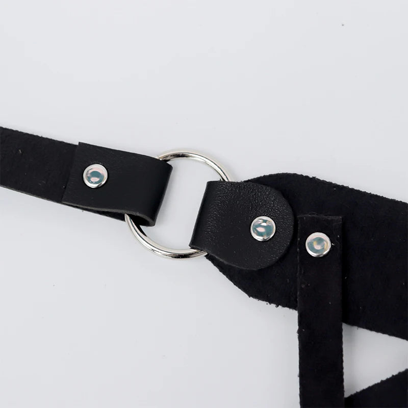 Cosplay Exotic Leather Mask Women Men Games Half Face Mask BDSM Bracelet Adjustable For Couples Bondage Set Adult Toys Supplies