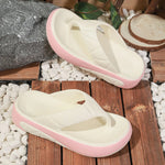 2025 Women Indoor Beach Flip Flops Summer Platform Shoes Soft EVA Girls Home Street Slippers Thick Sole Female Fashion Sandals