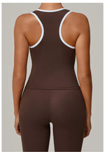 Sports Underwear Women's Sports Strappy Top Yoga Vest Fitness Tank Top Gym Beautiful Open Back Bra Running Workout Halter Bra