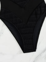 2026 Sexy Beachwear Women Low Cut Hollow Out Slim Bodysuit Holiday Backless Sexy Mesh Bikinis Summer New Chic Holiday Swimsuit