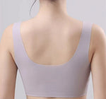 Seamless Wireless Bra One-Piece Vest Lingerie for Women Lift and Support Side Smoothing Push-Up Full Coverage Bra Small Chest