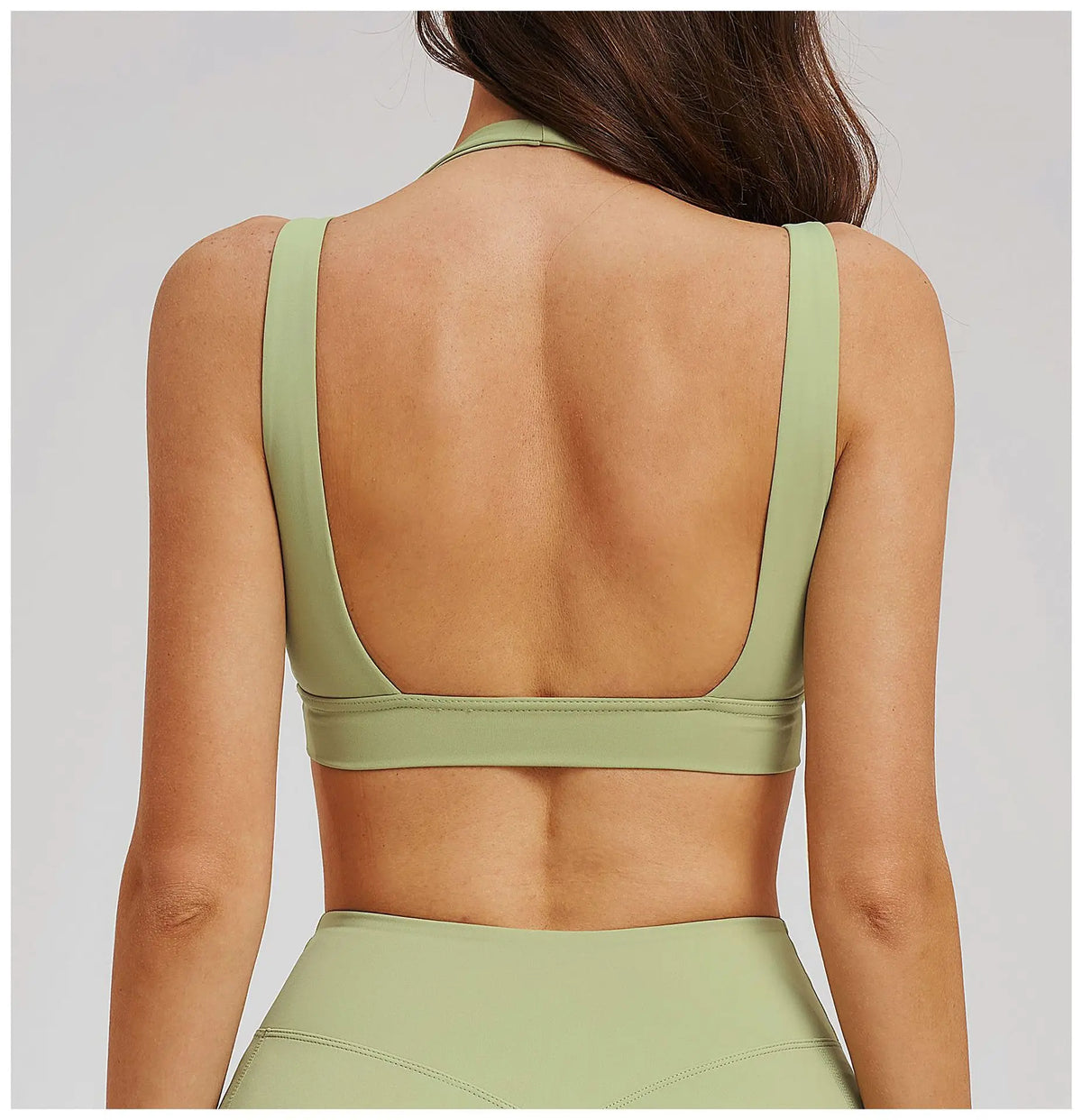 Workout Clothes Woman Gym Top Breathable Sports Bra Fitness Trainning Shoulder Strap Yoga Bra Outdoor Jogging Push Up Underwear