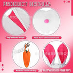 Easter Bunny Costume Women Rabbit Cosplay Outfit Skeleton Bunny Dress Halloween Party Stage Performance Dance Show Costume
