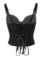 Sexy Lace Underwire Diamond Fishbone Crop Top Hot Girl Slim Fit Tank Top Women Top Deep V Suspenders Sleeveless Fashion J5O9