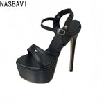 Summer New Style Fashion Sexy Lace Detachable High-heeled Sandals Pole Dance Hollow Out Sandal Boots Lady Banquet Party Shoe