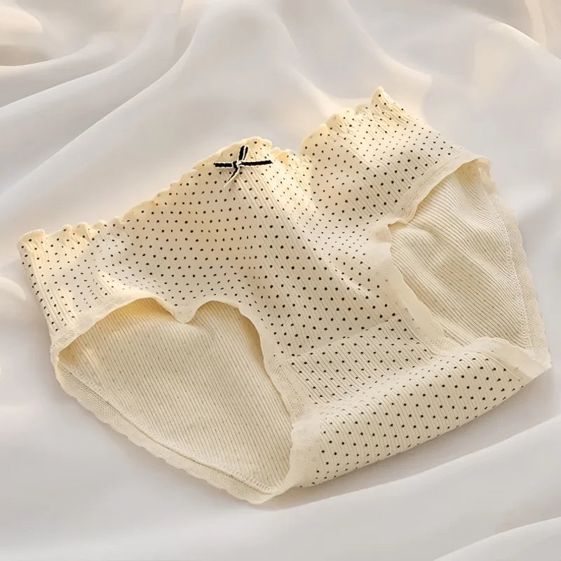 5Pcs/Set Cotton Briefs Cute Strawberry Women's Panties Breathable Female Soft Lingerie Girls Fashion Floral Underwear