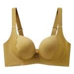 Plus Size Bra Sexy Lingerie Thick Cup Bras for Women Solid Padded Underwear Push Up Brassiere Femme Wireless Bra invisible bra