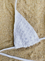 DEKA Tie Side Mini Micro Bikini Set With Skirt Halter Female G-String Thong Swimsuit Women Swimwear Bather Bathing Suit Swim