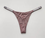 Sexy Panties Women Thongs Rhinestones G string Letter Diamonds Sports Thong Low Waist Briefs T-back Fitness Size S-XL