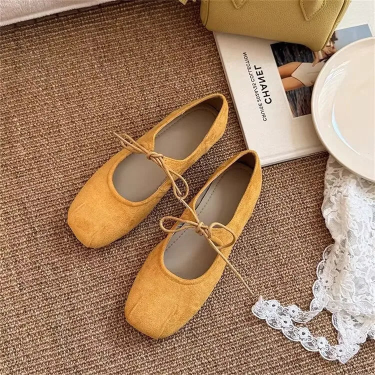Design Women Mary Jane Shoes Fashion Shallow Slip On Shoes Spring Autumn Ladies Outdoor Party Dress Ballet Flats Shoes