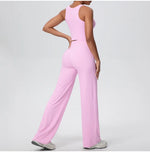 2PCS Yoga Set Women Tracksuit Nude Feeling Workout Sets Gym Clothes Push Up Fitness Running Sportswear Sport Straight tank suit
