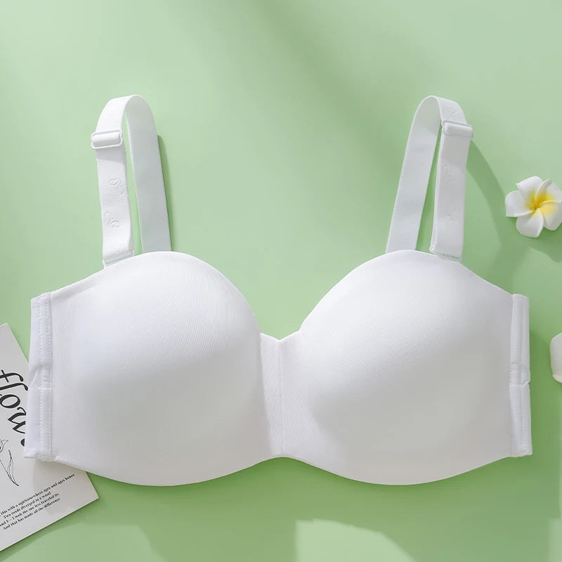 Women's Non-Padded Strapless Bra Invisible Bra Minimizer Support Unlined Strapless Bra Big Size Anti-slip B-CD E F G 32-40 42 48