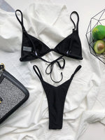 DEKA Brazilian Mini Micro Bikini Set Triangle Bikini New Women Swimsuit Solid Thong Bathing Suit Biquini Swimwear Beach Swimming