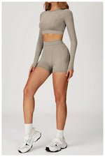New Yoga Set 2Pcs Women No Logo Tank Tops High Waist Seamless Shorts Workout Outfit Fitness Gym Clothes Workout High quality