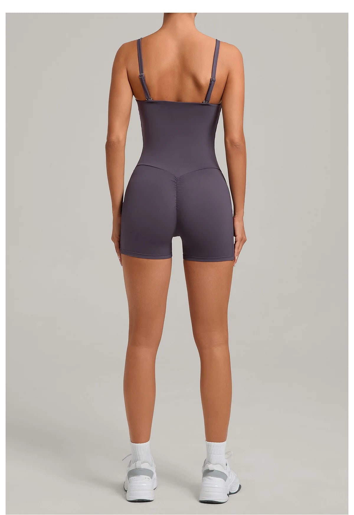 Outdoor Backless Yoga One Piece Suit Women Multiple Wearing Methods Sleeveless Slim Fit Pocket Stretch Sports Fitness Jumpsuit