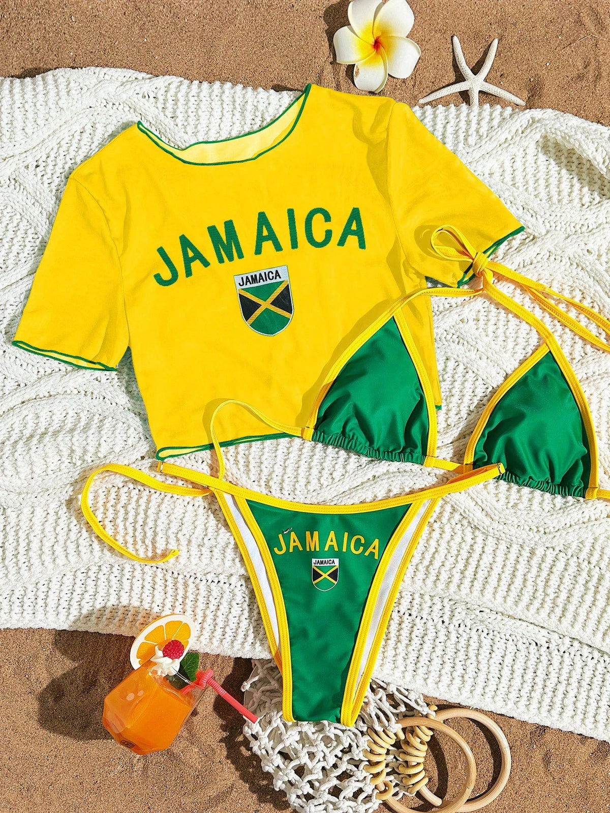 3 Pieces Brazilian Thong Bikinis 2026 Women Trikini Swimwear Female Halter Triangle Swimsuit & Tops Bathing Swimming Swim Suit