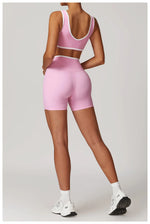 2PCS Yoga Set Women Tracksuit Nude Feeling Workout Sets Gym Clothes Push Up Fitness Running Sportwear Sport Bra Leggings Suit