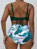 V-Neck High Waist Bikini 2026 Women Leopard Swimsuit Sexy Swimwear Female Bathers Bathing Swimming Swim Suit Beachwear