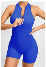 Women Yoga V Backless Jumpsuit Workout Bodysuit Sleeveless Gym Bodycon Sportswear Fitness Yoga Suit One Piece Outfit