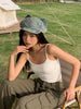 2026 New Women Cat Ears Decor Denim Beret Cap Octagonal Hat Spring Summer Vintage Newsboy Hat