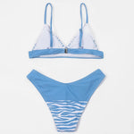 ZTVitality Print Patchwork Women Swimsuit Sexy Bikini 2022 New Arrival Straps Padded Bra Summer Beach Swimwear Brazilian Biquini