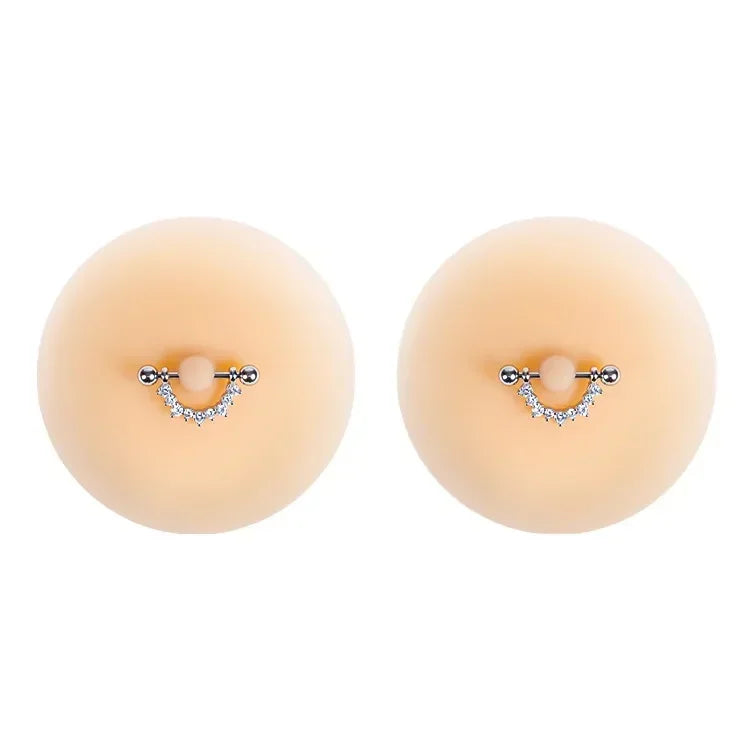 Toucheart Solid State Rubber Nipple Patch Invisible and Traceless Solid Chest Patch For Women Breast Patch Nipple Decoration New