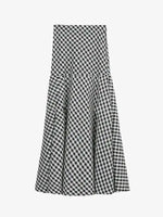 WOMENGAGA Korea Style 2023 Spring/Summer New High Waist Elegant Split Plaid Skirts Half Length Skirts Fashion Women 2023 22IV
