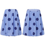 Women Mini Dress Dot Print Backless Tube Dress Summer Party Fashion Casual Strapless Dress