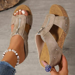 Women Sandals New Summer Roman Open Toe Platform Shoes Women Retro Peep Toe Wedges Shoes Women Casual Design Sandals