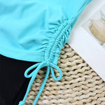 Women's Long Sleeve Tankini Set 2026 Sports Swimsuit Summer Beachwear Two-Piece Bathing Suits for Pool Swimming And Surfing