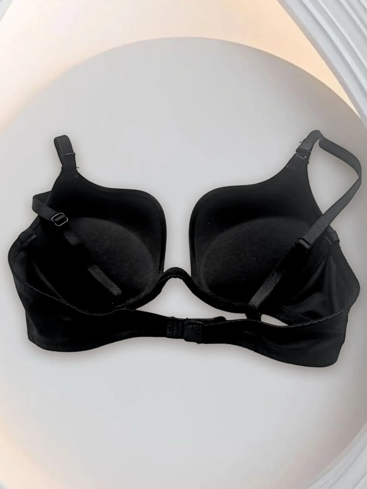 Women's Essentials Deep U Multi-Way Push Up Convertible Low Cut Plunge Bra Underwire T Shirt Bra Add One Cup