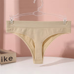 3PCS Seamless Women's Lingerie Female Thongs Sexy Underwear Low-Rise Underpant Women's Panties Intimates Bikini Briefs S-XL