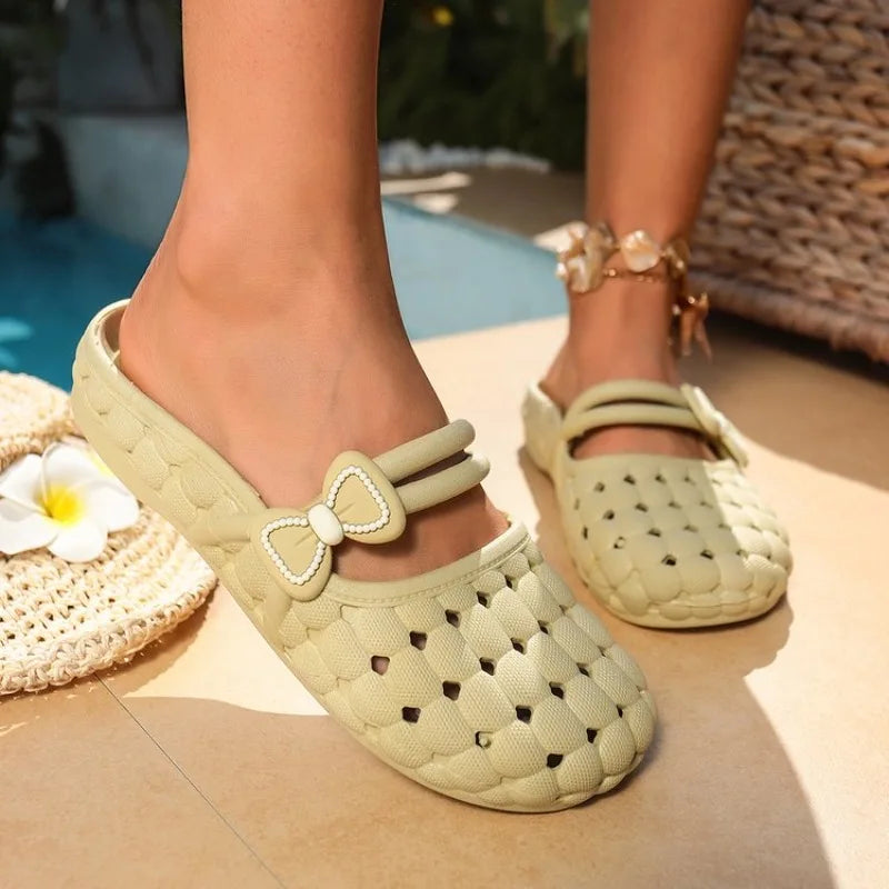 Slippers Women's Summer Outdoor Wear Breathable Soft Bot Beach Sandals Faionable Durable