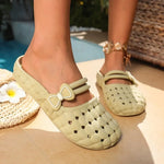 Slippers Women's Summer Outdoor Wear Breathable Soft Bot Beach Sandals Faionable Durable