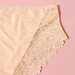 Beauwear Women Luxury Sexy Lace Panties Floral Transparent Nylon Breathable Briefs Underwear Female Bragas Pretty Lingerie