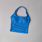 Neck Halter Yoga Vest Shockproof Running Sports High-strength Sports Underwear Fitness Pilates Suspender Beautiful Back Summer