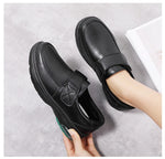 Platform White Shoes Women Casual Comfortable Light Nurse Work Shoes Fashion Slip on Non-slip Loafers Chaussure Femme