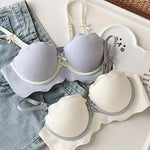 MOYISU Soutien-Gorge Français Sans Armatures 32-38 - Bralette Pureté Anti Affaissement, Set Lingerie Confort Respirant Été Léger