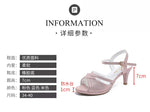 Sandals for Women'sNew Summer Elegant Temperament High Heels Coarse Heels Fish Mouth Breathable Comfortable Fashion Pumps